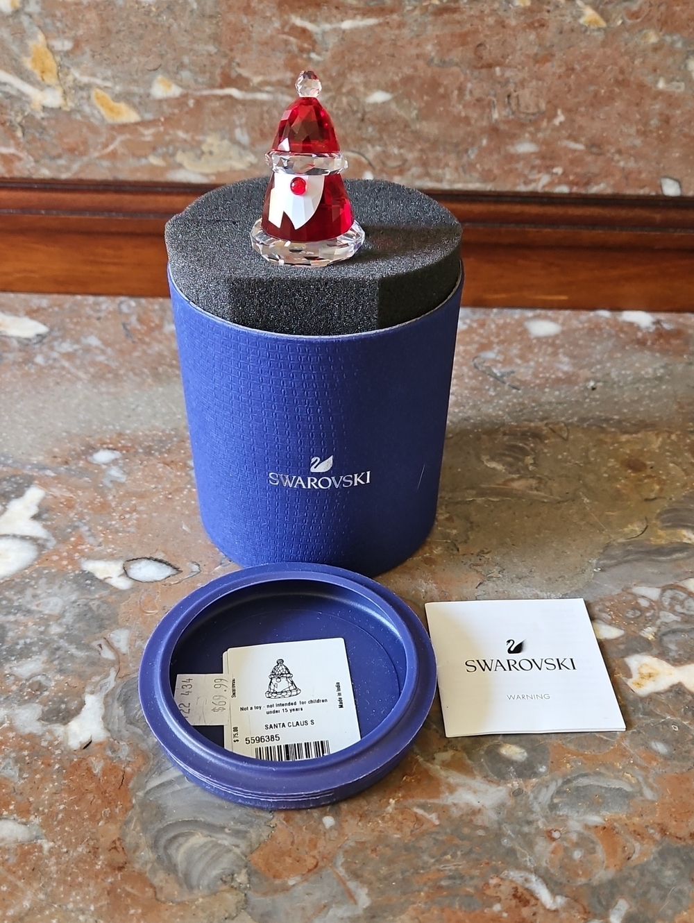 NWT Swarovski Santa Claus Holiday Cheers Figurine